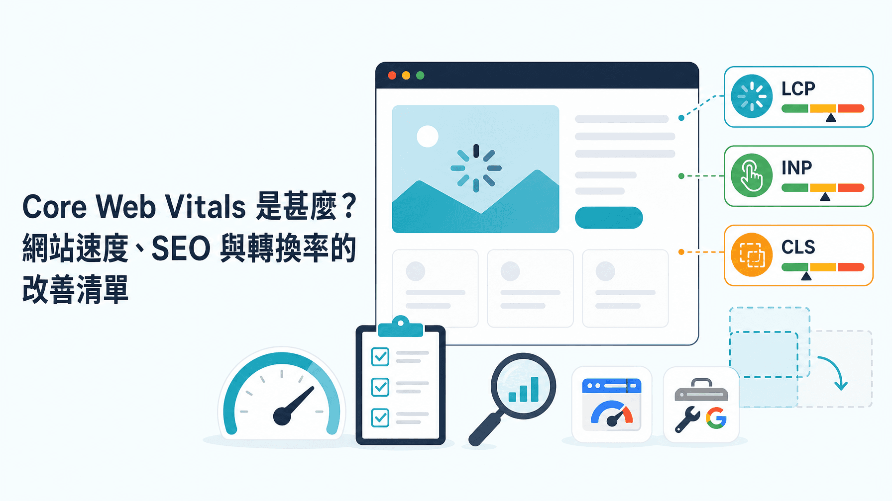 Core Web Vitals 是甚麼?網站速度、SEO 與轉換率的改善清單